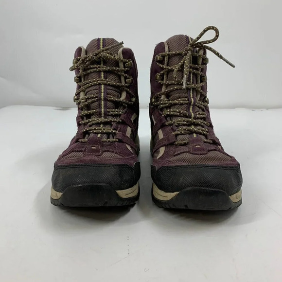 L.L. Bean Women's Lace Up Ankle Hiking Outdoor Snow Boots Size 9W - Picture 8 of 11